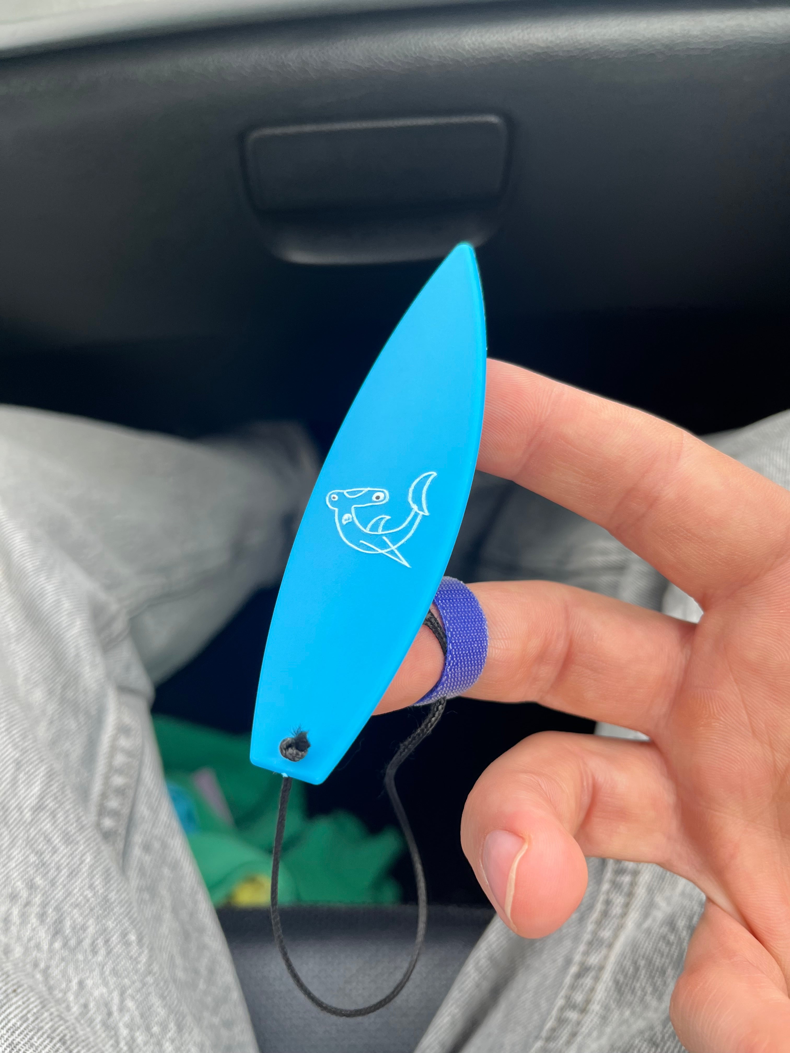 Bild Fingersurf Blau