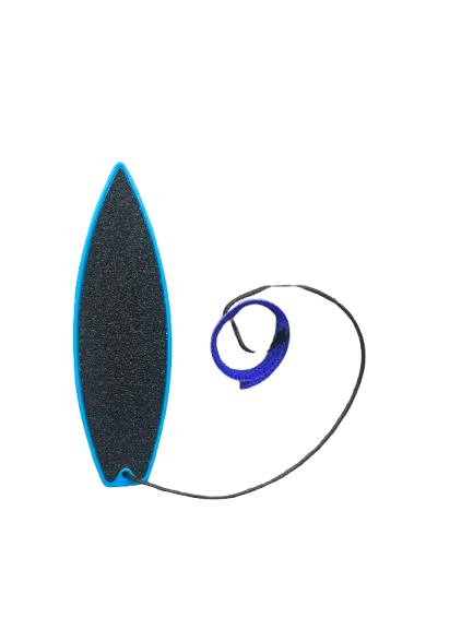 blaues Fingersurfboard oben
